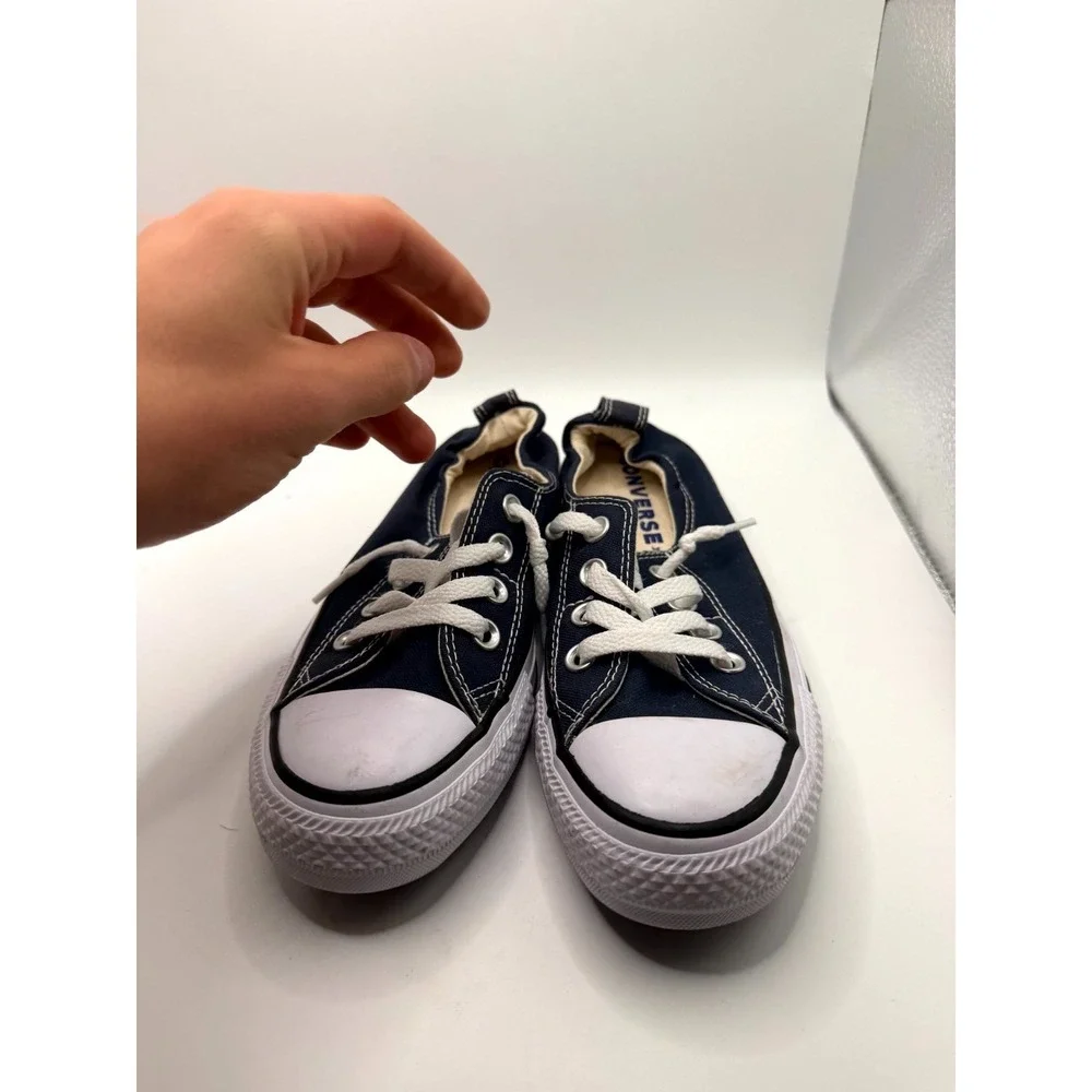 Converse‎ Chuck Taylor All Star Shoreline 537080F Womens 6.5 Sneaker Navy Canvas